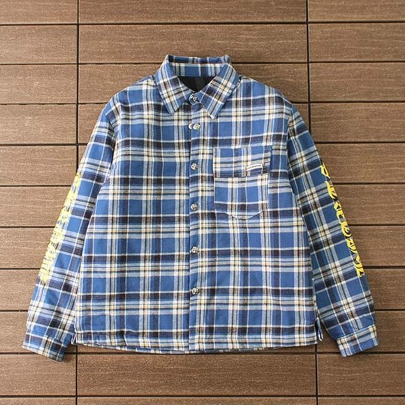 Chrome Hearts | Jackets & Coats | Chrome Hearts Blue Plaid Striped 